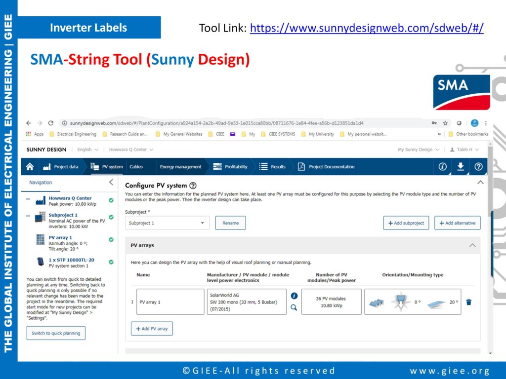 SMA Sunny Design Software