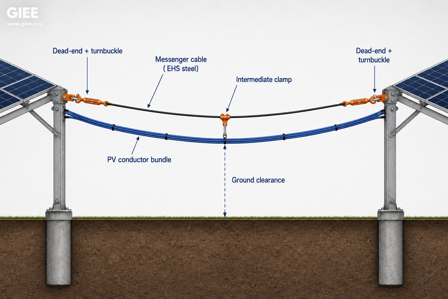 Messenger Wire for Ground-Mount Solar: A Design Engineer’s Guide – GIEE ...